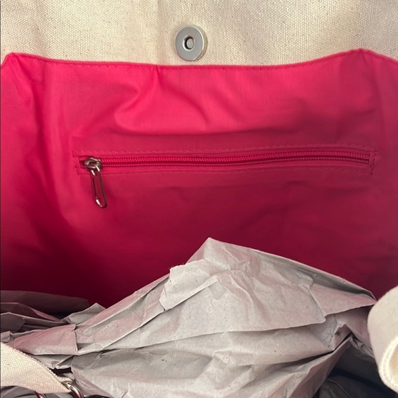 American & Beyond |  Beaded “Rosé All Day” Tote Bag - Picture 3 of 10